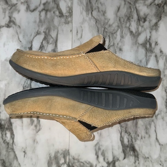 Spenco Women's Orthotic Suede Wool‎ Lined Slip-On Mule- Sz 8 - Picture 3 of 10